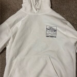 New Balance Cream Hoodie for Men